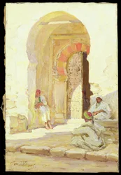 Une porte, Kairouan